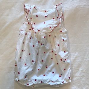 Summer Lady-Bug Cotton Onesie by Janie&Jack